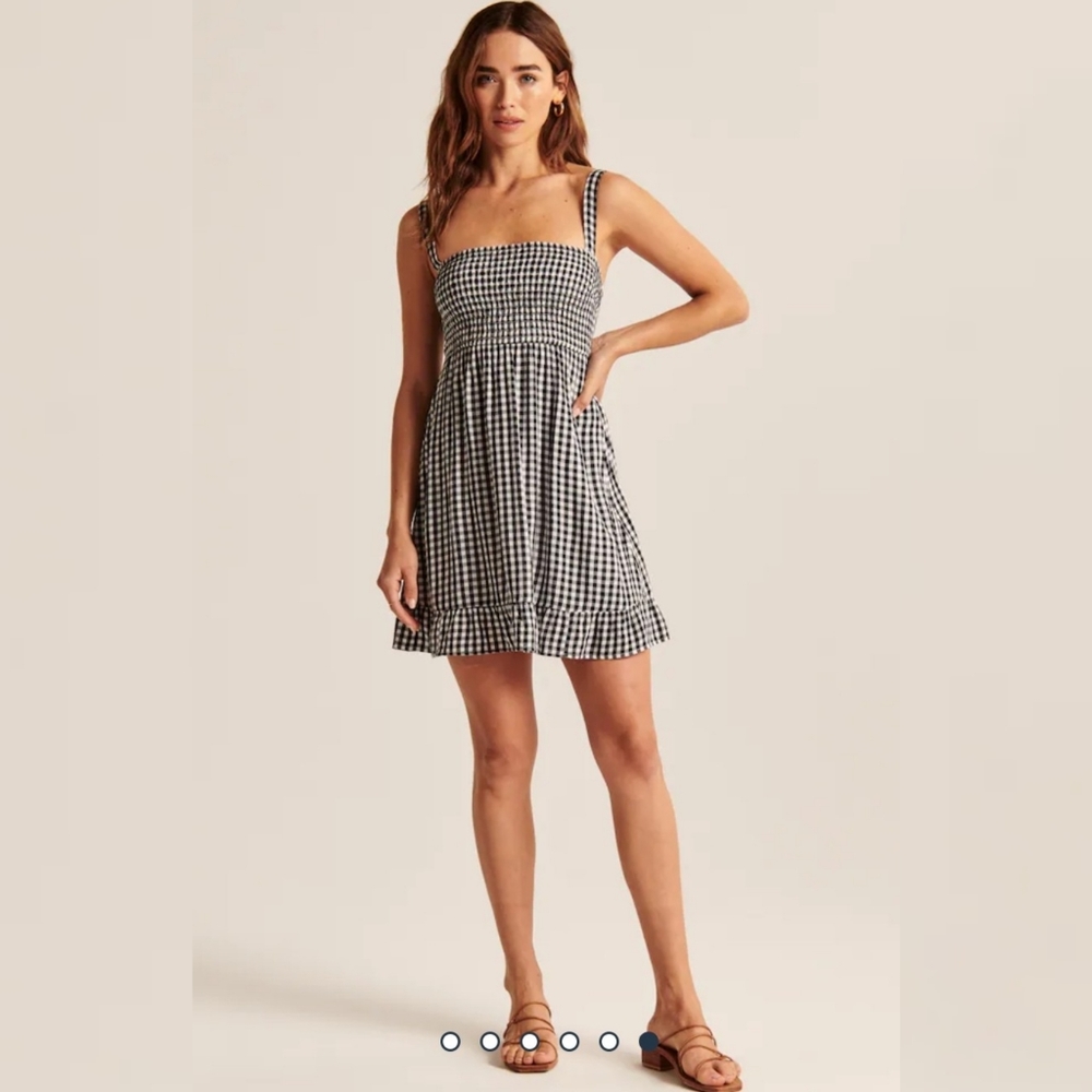 Abercrombie and Fitch Smocked Squareneck Dress
